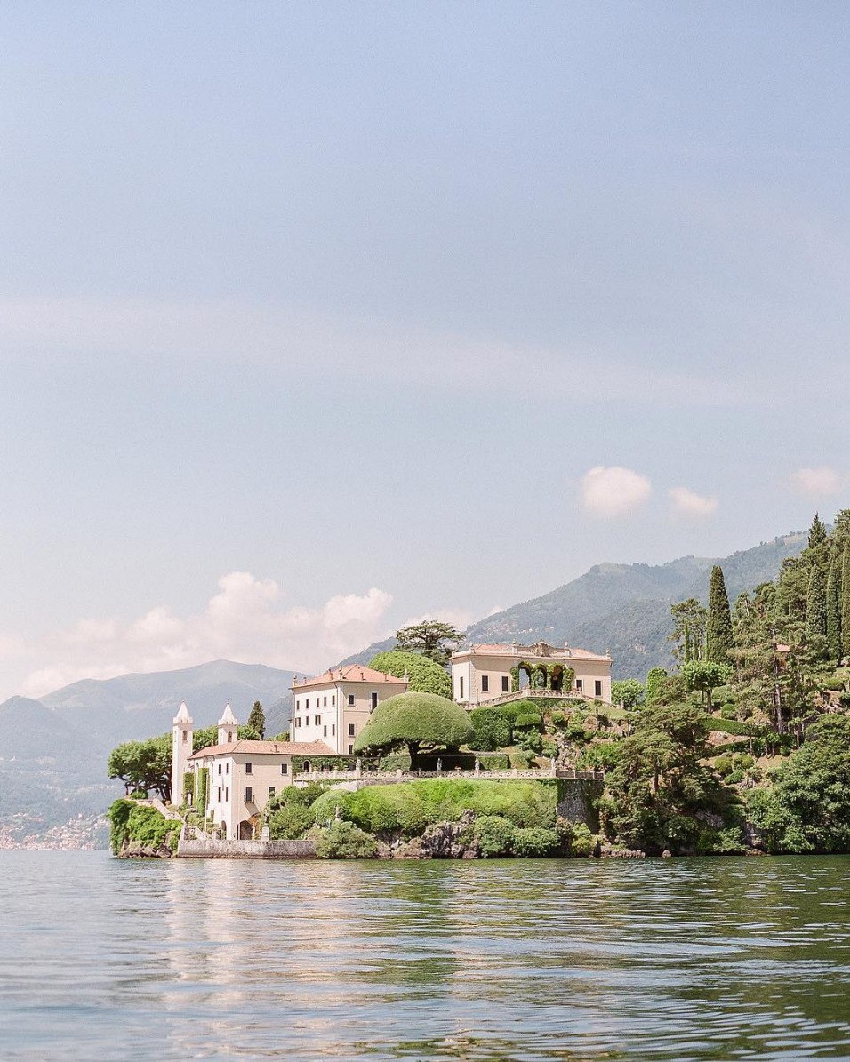 Hotel overlooking Lake Como, Italy