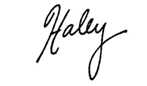 HaleySignature