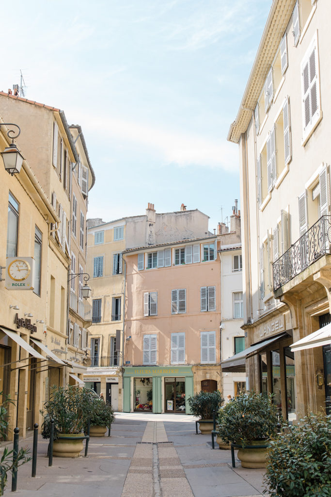 Aix en Provence, a village in the South of France