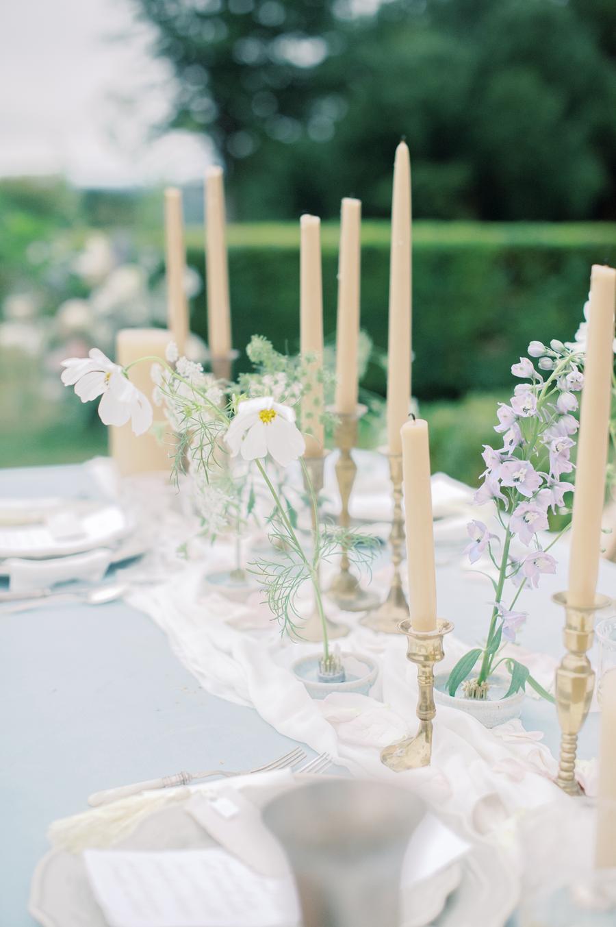 Hedsor House wedding with a pastel color palette, luxury bridal gowns and over-the-top garden flowers || Photo by Julie Livingston with planning + design by Willow and Oak Events