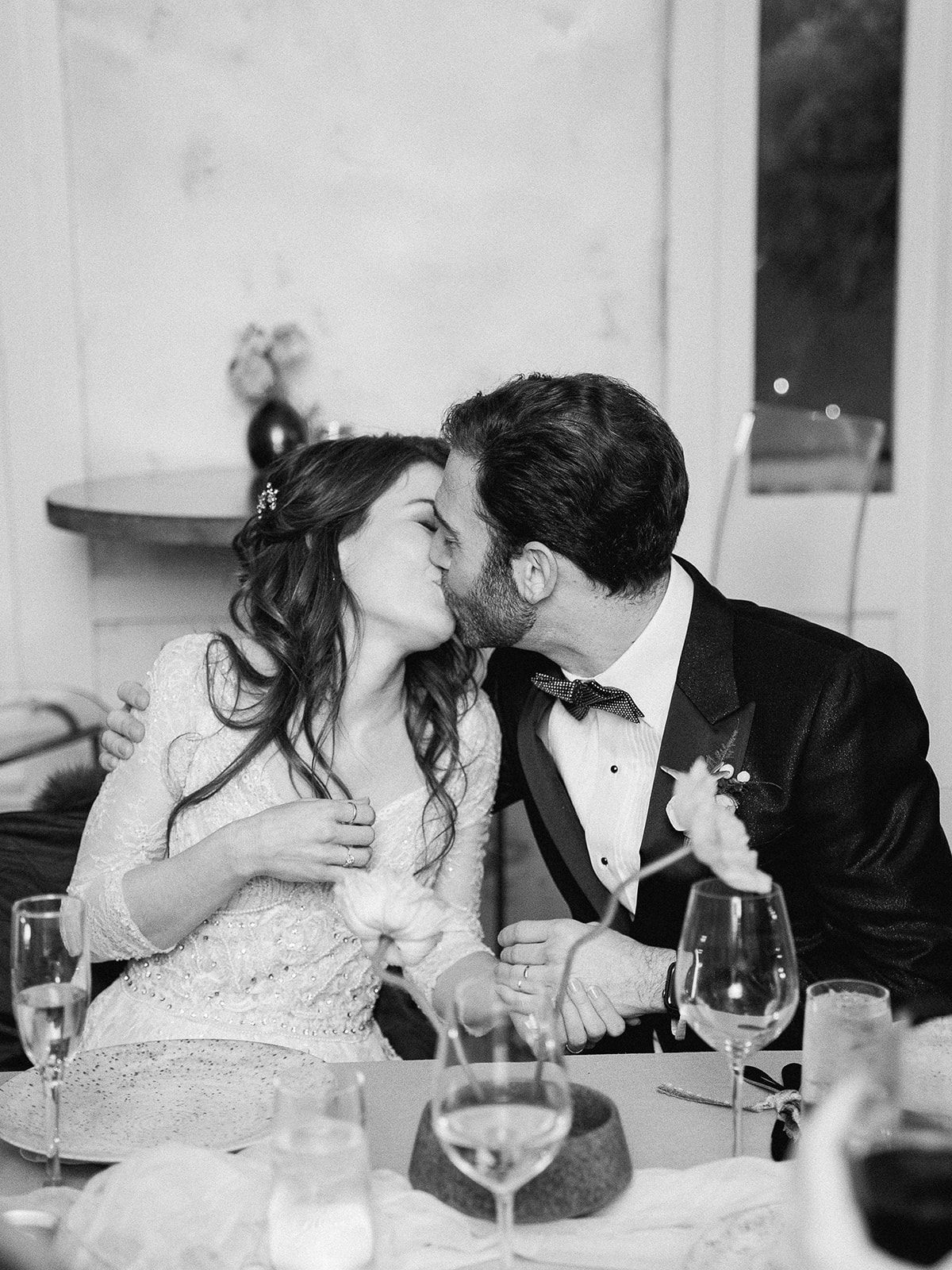Intimate wedding in Charleston for under 20 guests with a garden wedding ceremony and historic downtown reception dinner
