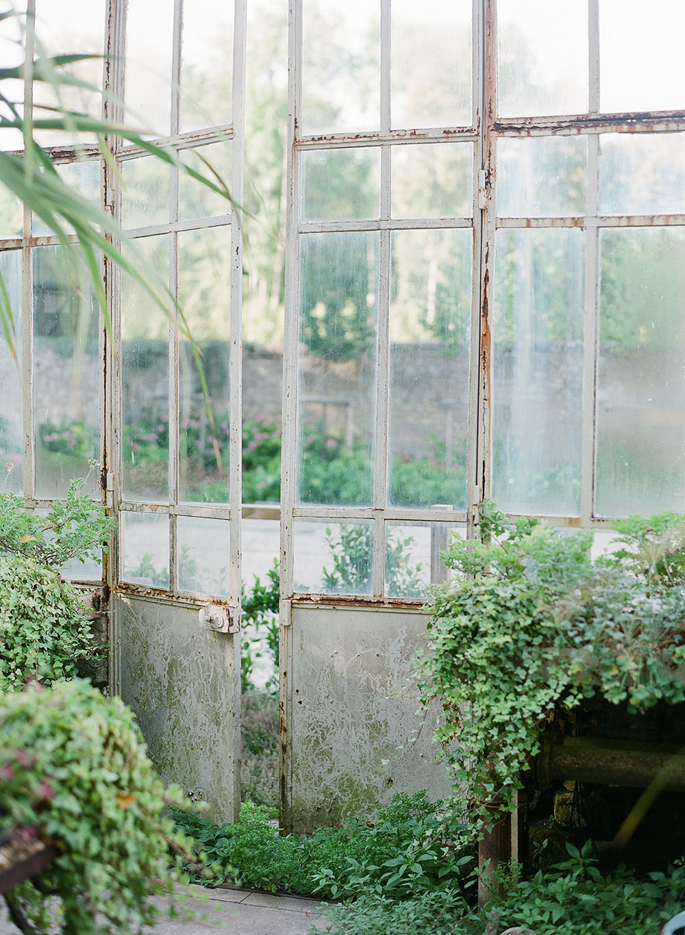 The conservatory of Chateau de Villette in France